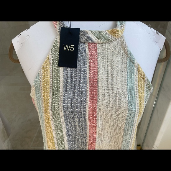 So Cute Ladies striped halter style neck tank top - Picture 2 of 4